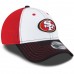 San Francisco 49ers New Era White NFL White Front Neo 39THIRTY Flex Hat 2111143